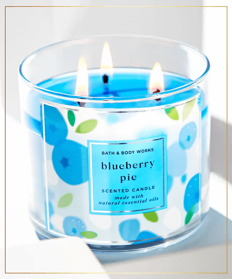 Blueberry Pie Candle at Bath and Body Works