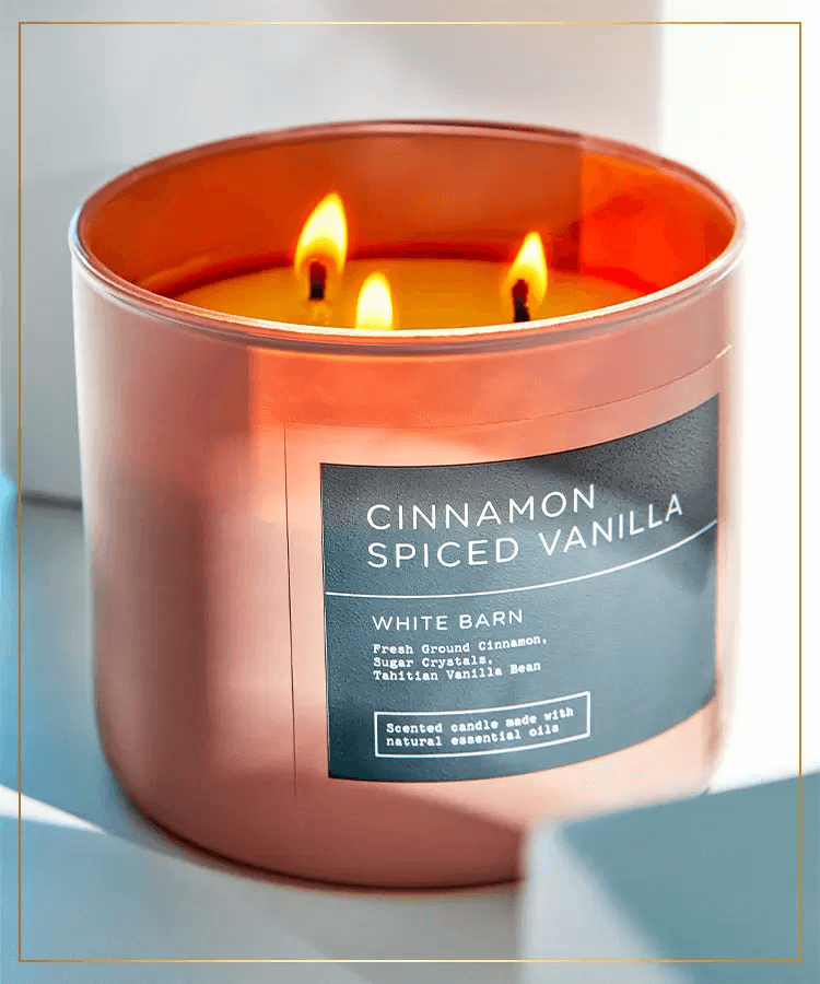Cinnamon Spiced Vanilla Candle at Bath and Body Works
