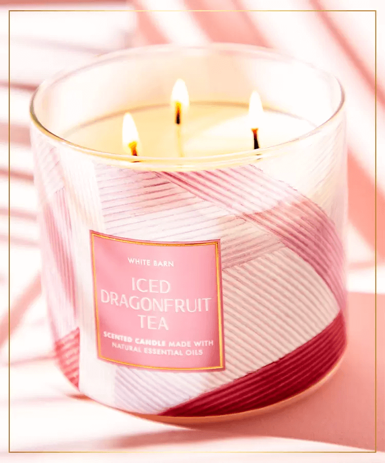 Iced Dragonfruit Tea Candle at Bath and Body Works
