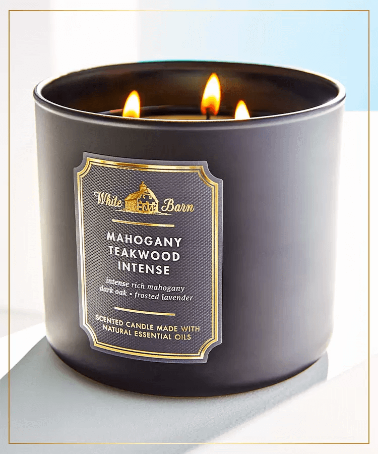 Mahogany Teakwood High Intensity Candle at Bath and Body Works