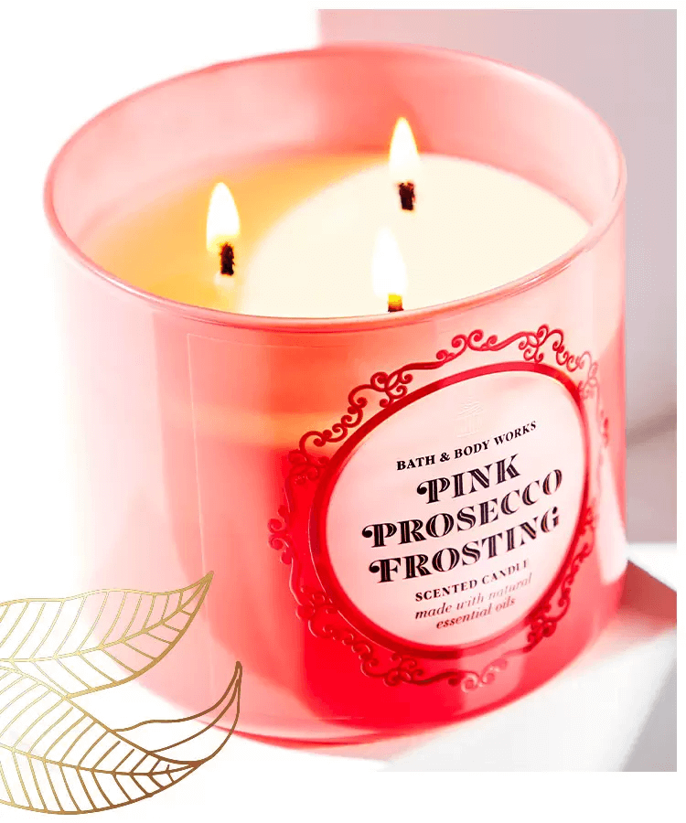 Pink Prosecco Frosting Candle at Bath and Body Works